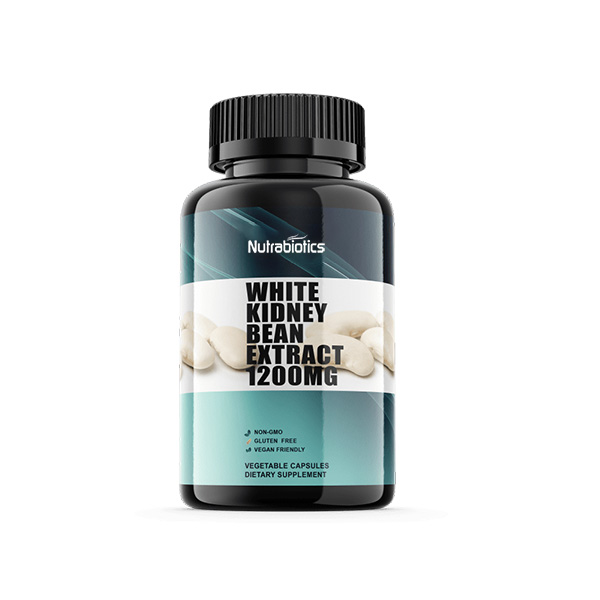 White Kidney Bean Extract 1,200mg Vegetable Capsules